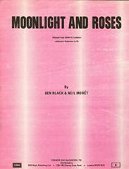 cover: Moonlight And Roses, Ben Black, Gesang, Gitarre, Klavier