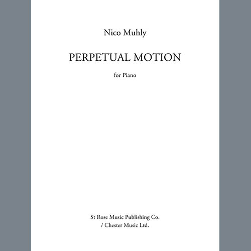 cover: Perpetual Motion, Nico Muhly