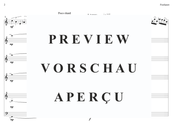 Produktgalerie: Seite 5 von 11 Foofaraw, , (Sopran Saxophon Solo und Holzbläser Quintett)