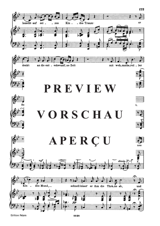 Product gallery: Page 3 of 4 Der Vater mit dem Kinde D.906, , Low Voice and Piano