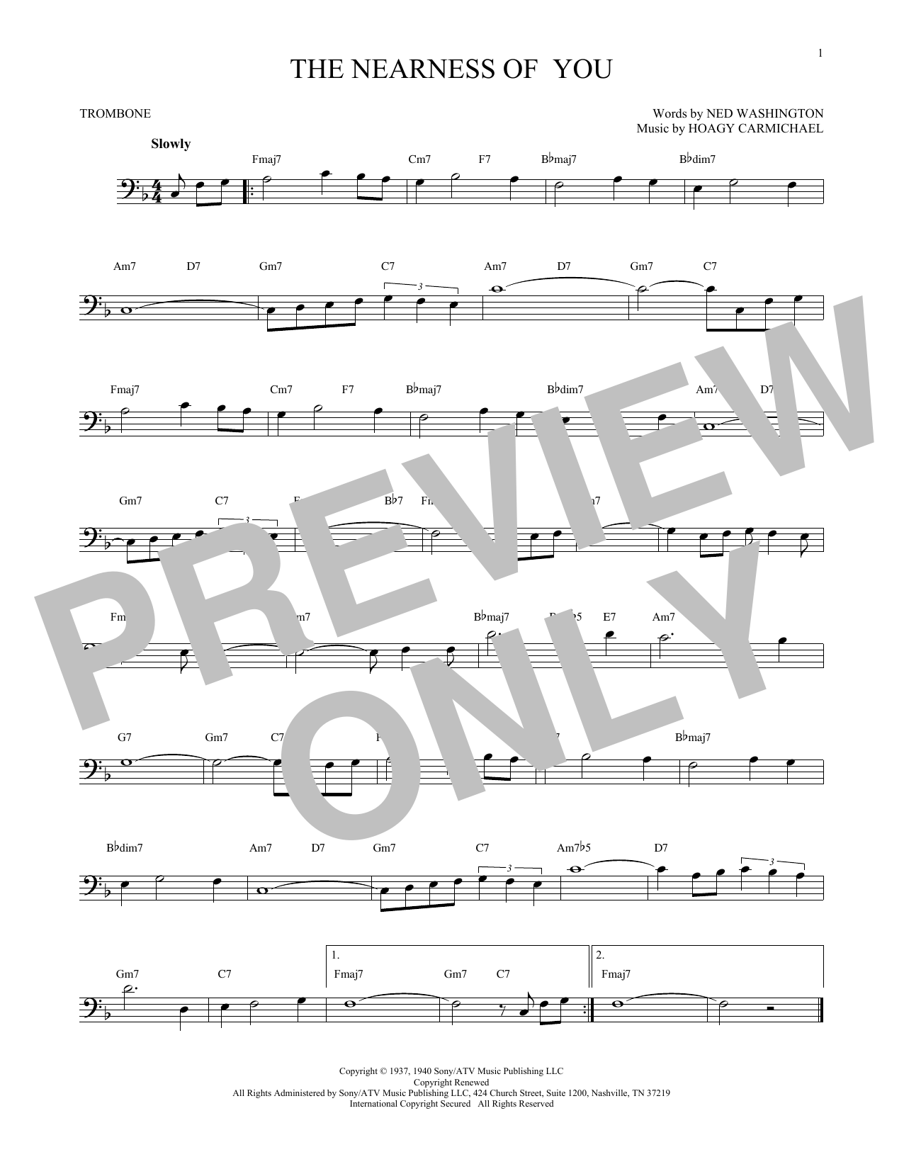 Product gallery: Page 1 of 1 The Nearness Of You, Hoagy Carmichael