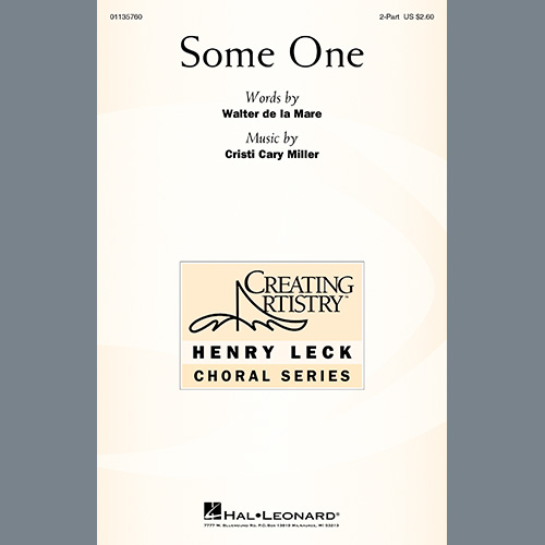 cover: Some One, Cristi Cary Miller