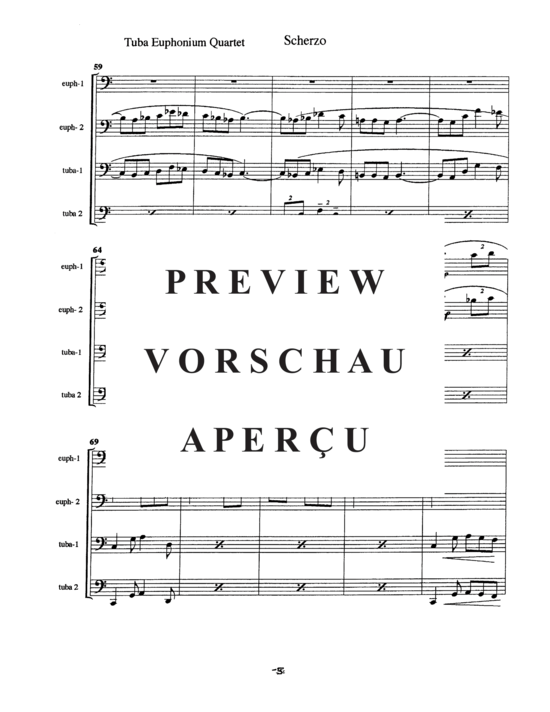 Product gallery: Page 7 of 17 Scherzo , , (Tuba Quartett EETT)