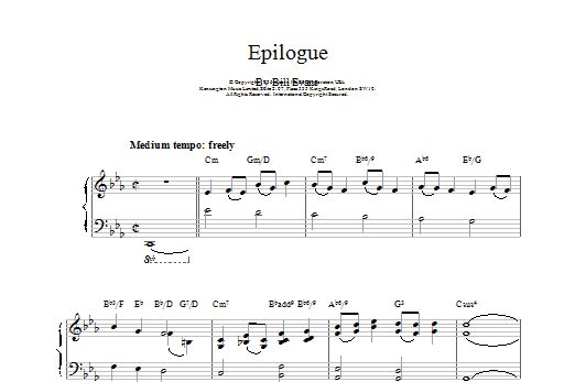 Product gallery: Page 1 of 1 Epilogue, Bill Evans