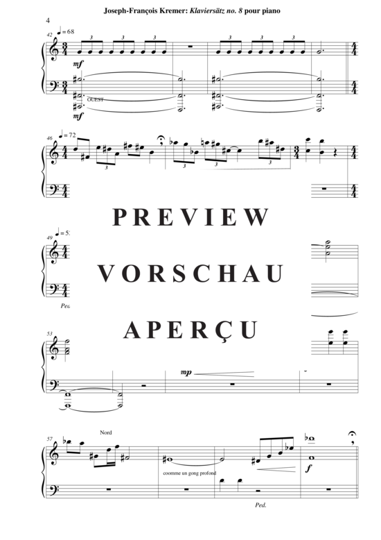 Product gallery: Page 5 of 9 Klaviersatz no. 8 , , Piano Solo
