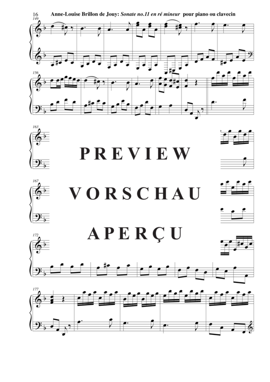 Product gallery: Page 17 of 20 Sonata no. 11 in d minor , Horvath, Nicolas, (Klavier/Cembalo Solo)
