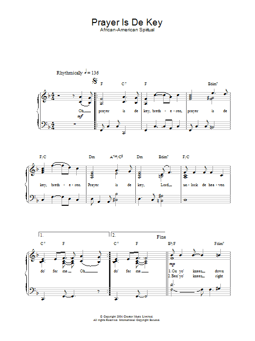 Produktbild zu: Prayer Is De Key