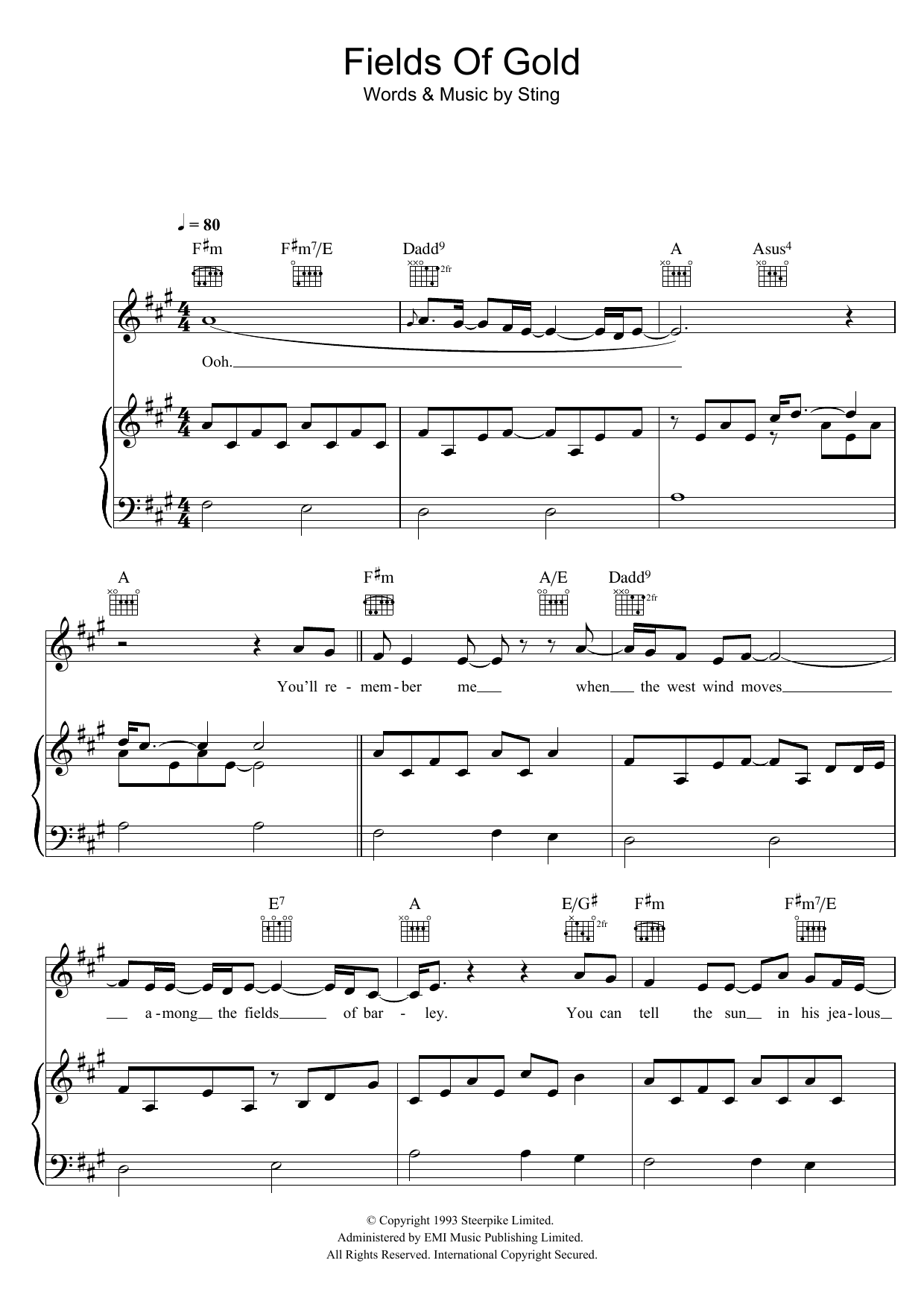 Produktgalerie: Seite 1 von 1 Fields Of Gold, Eva Cassidy, Gesang, Gitarre, Klavier
