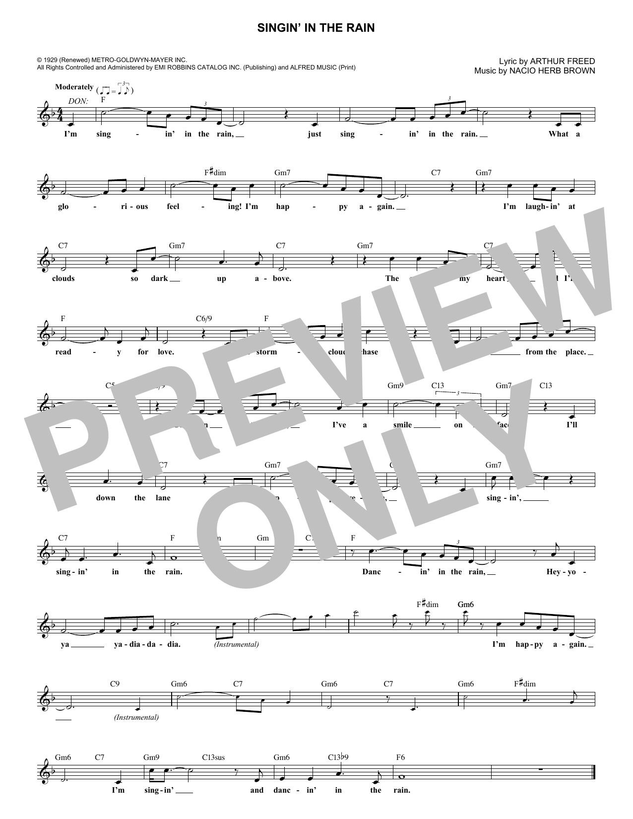Product picture to: Singin' In The Rain