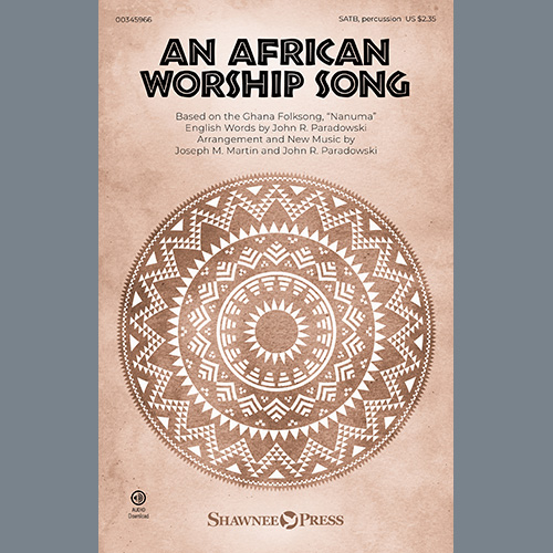 cover: An African Worship Song, Joseph M. Martin and John R. Paradowski