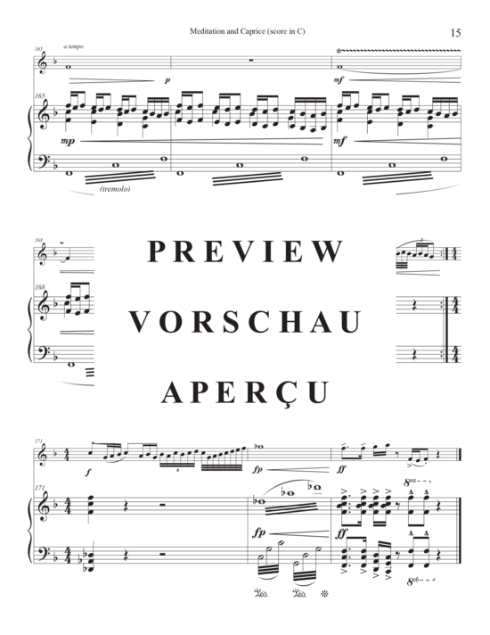 Produktgalerie: Seite 20 von 21 Meditation and Caprice , , (Trompete und Klavier)