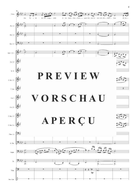 Produktgalerie: Seite 6 von 11 The Lark in the clear air, , Solo Gesang und Concert Band