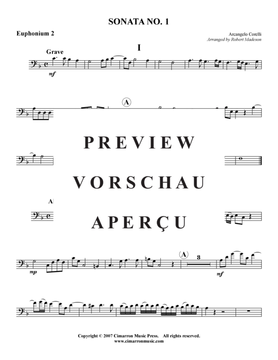 Product gallery: Page 13 of 21 Sonata Nr. 1 , , (Tuba Quartet: 2x Baritone, 2xTuba)