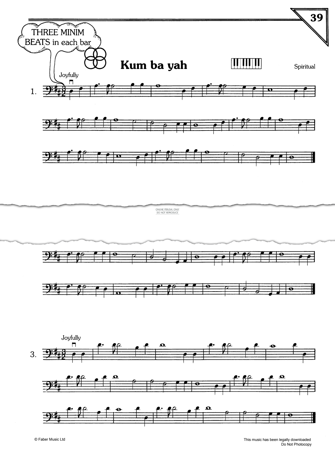 Produktgalerie: Seite 1 von 1 Kum Ba Yah, Traditional, Violoncello