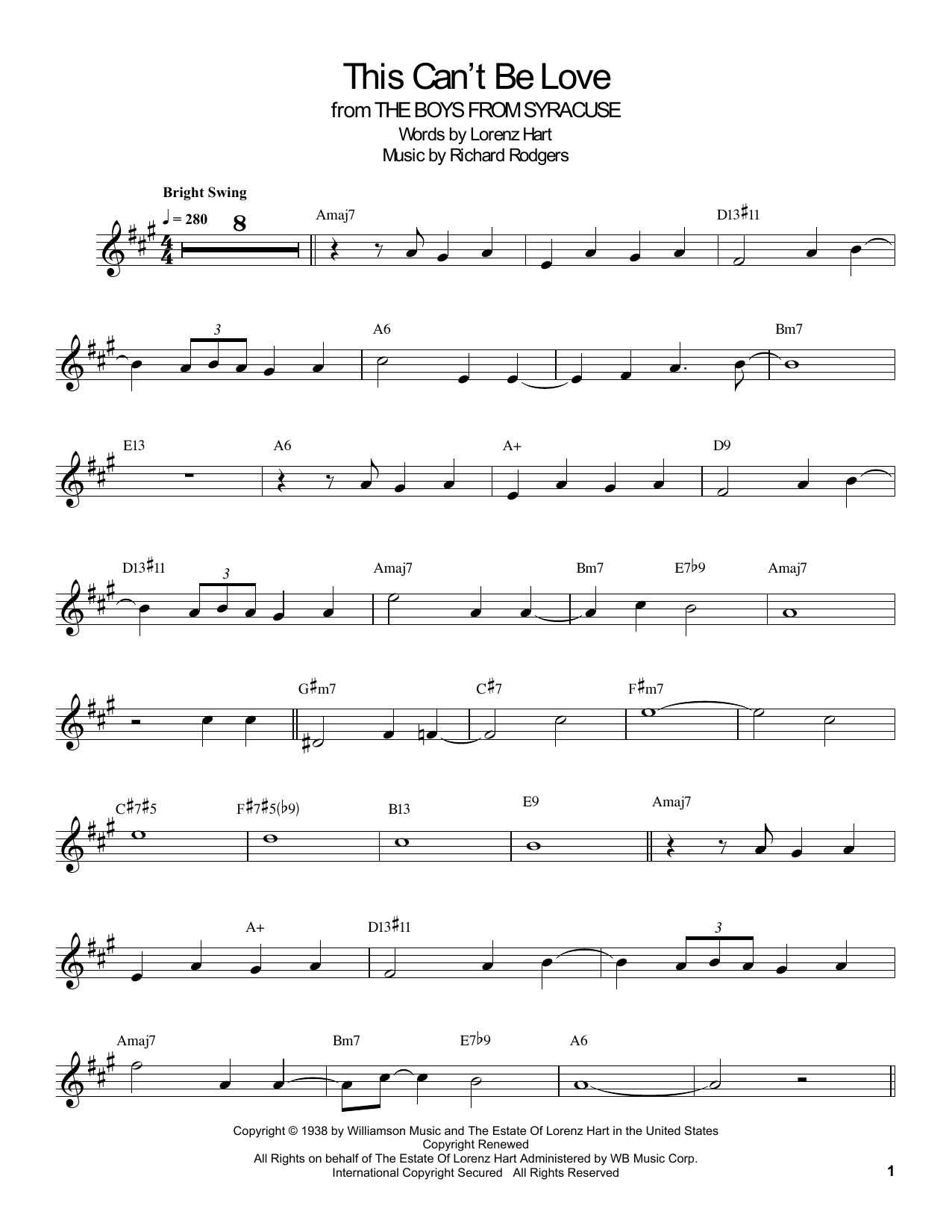 Product gallery: Page 1 of 1 This Can't Be Love, Buddy DeFranco