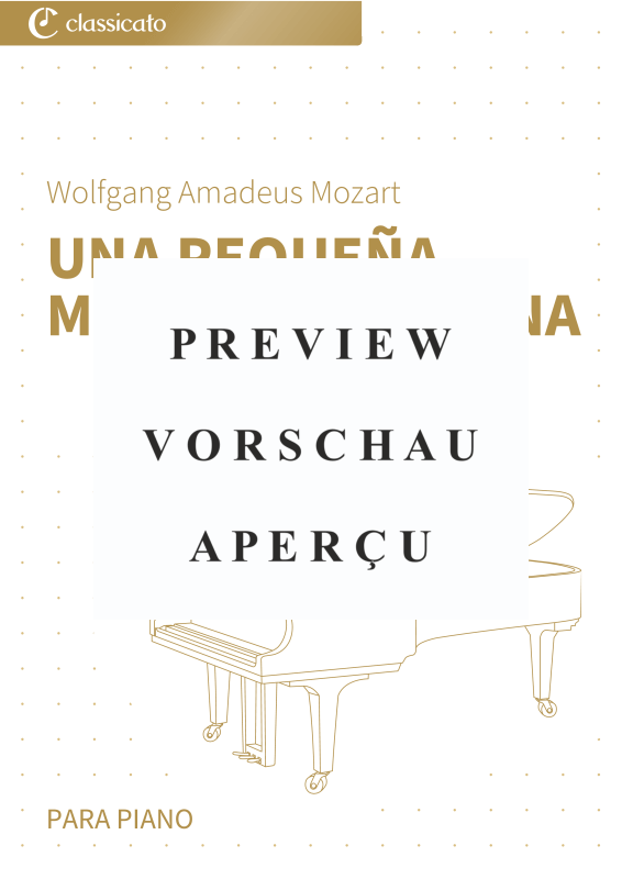 Produktgalerie: Seite 2 von 11 Una pequeña música nocturna - Serenata n.º 13, , Klavier Solo