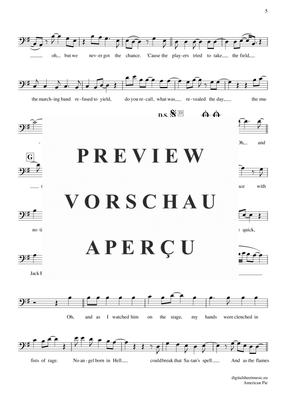 Produktgalerie: Seite 6 von 8 American Pie, Mc Lean, Don, (Violoncello)