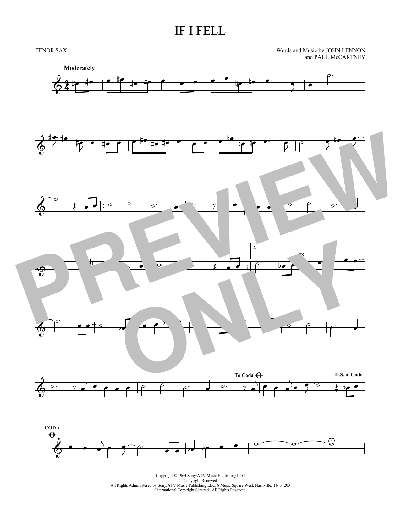 Product gallery: Page 1 of 1 If I Fell, The Beatles