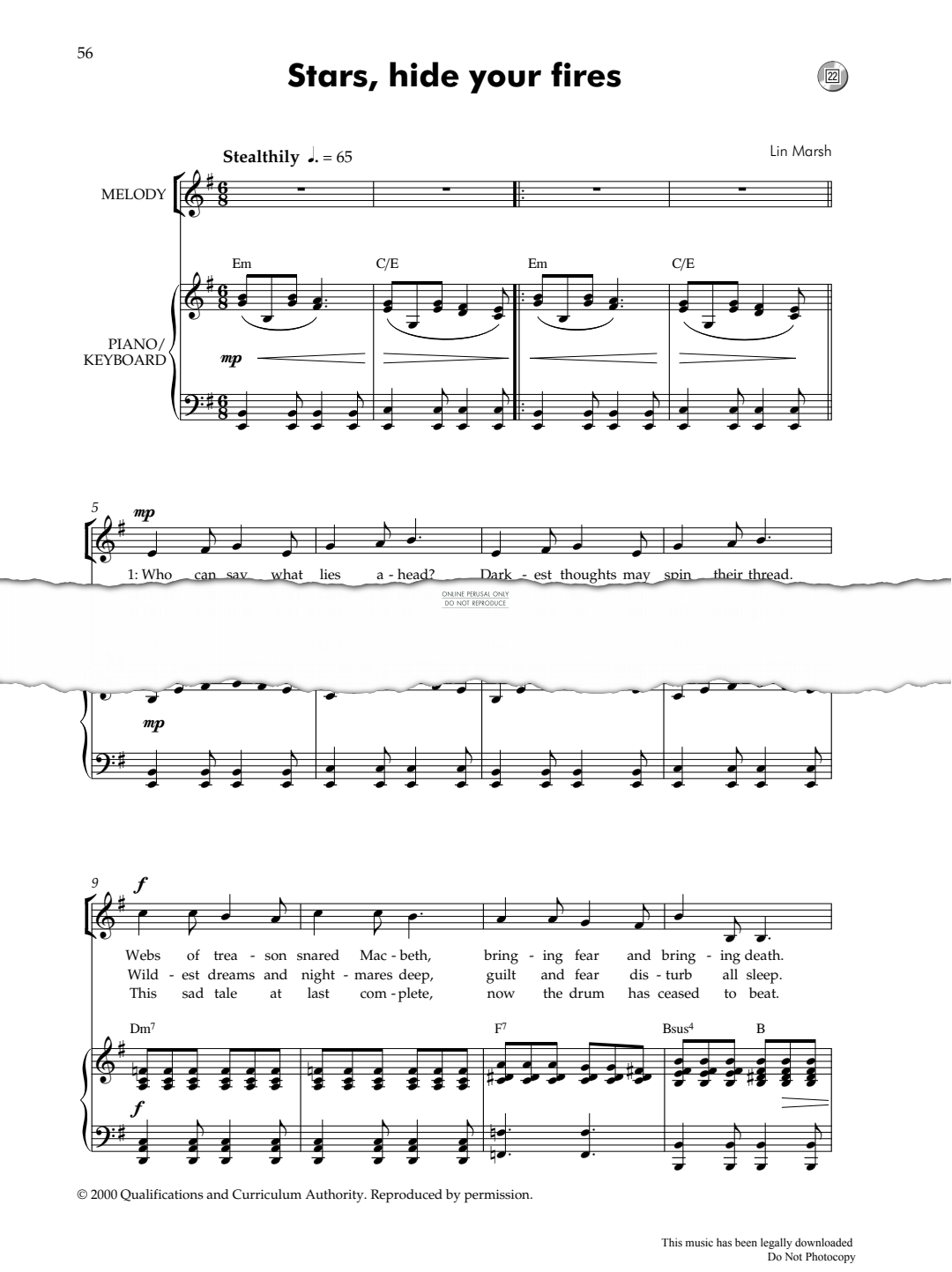 Product picture to: Stars, Hide Your Fires (from Junior Songscape)