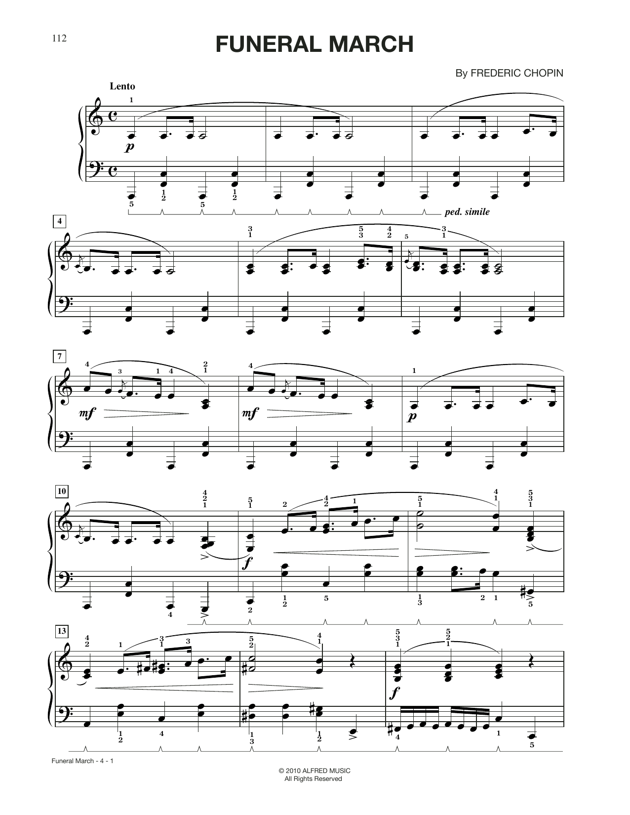 Product picture to: Funeral March (arr. Sharon Aaronson)