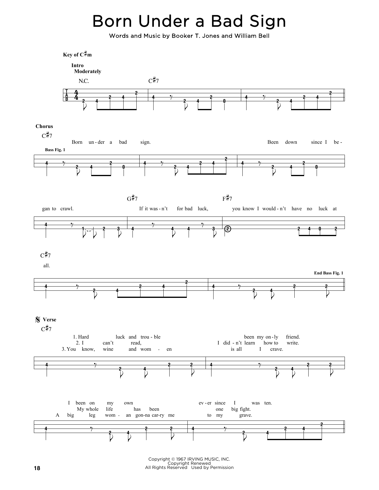 Produktgalerie: Seite 1 von 1 Born Under A Bad Sign, Albert King, E-Bass, Gitarre