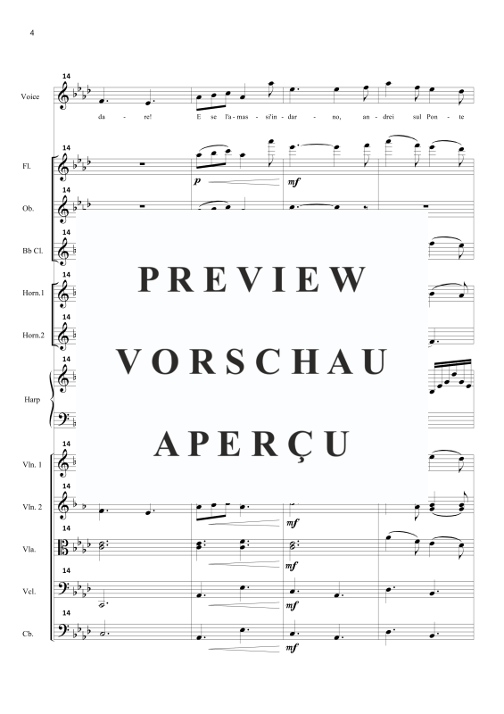 Produktgalerie: Seite 7 von 11 O mio babbino caro, , Sopran Solo und kleines Orchester